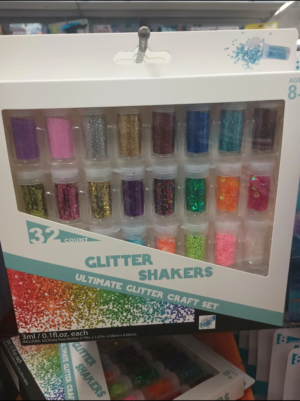 Glitter Shakers Ultimate Glitter Craft Set - 32 Count - Multi Color